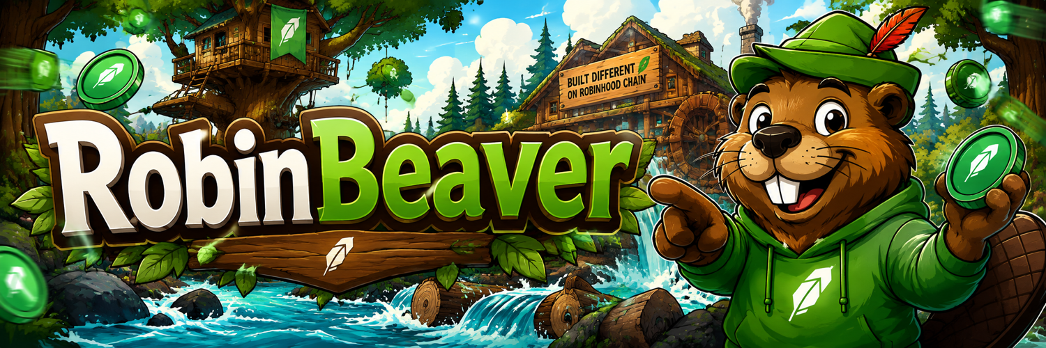 RobinBeaver forest river banner